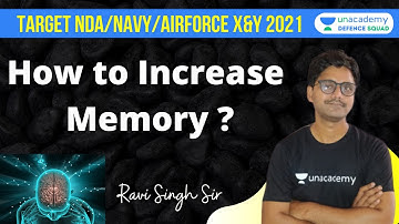 How to Increase Memory Skill ? | Target CDS/CAPF/AFCAT 2021 | Ravi Singh