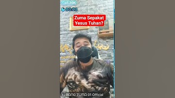 Bang Zuma tidak menolak apa yang dipaparkan RK. yang dipaparkan RK adalah Yesus itu Tuhan dan mesias