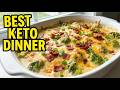 The BEST Low Carb Chicken Casserole — Cream Cheese + Bacon