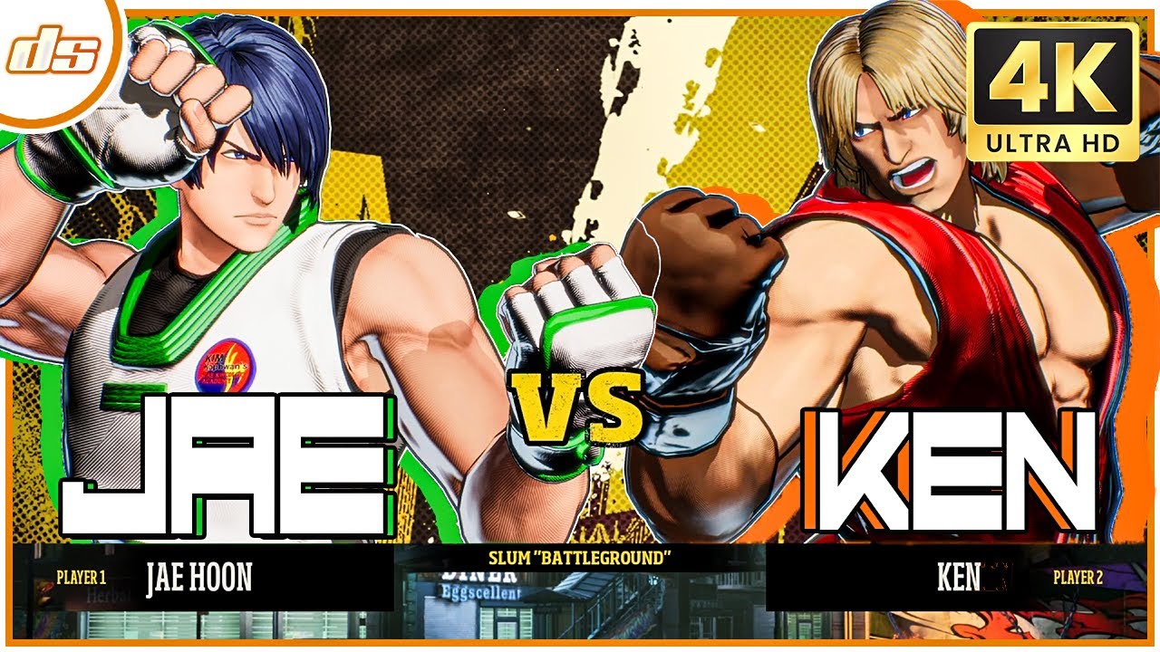KIM JAE HOON VS KEN MASTERS Fatal Fury COTW GAMEPLAY  - 4K 60FPS NO COMMENTARY