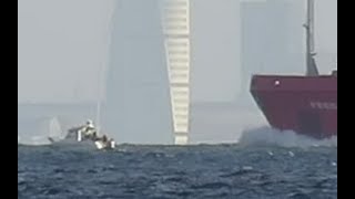 11 min of Turning Torso obstructed by water