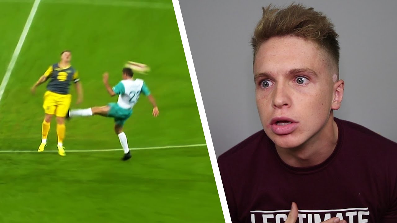 FOOTBALLER ATTACKS YOUTUBER