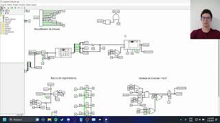 computador simulado logisim - sequencia de fibonacci