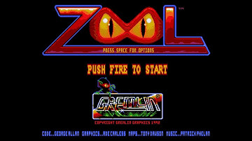 Zool : Ninja of the "Nth" Dimension (Amiga) – Écran-titre (OCS/ECS) – 1080p