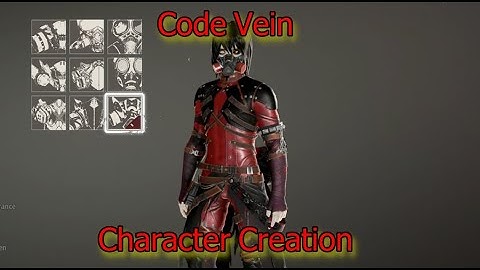 Code Vein Network Test Ed    Character Creation
