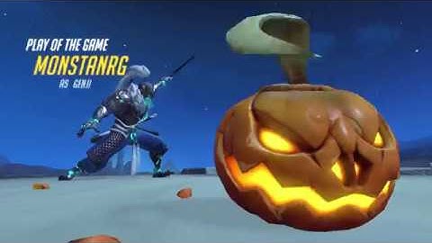 [ PC ] Overwatch 6v6 Lockout Elimination Necropolis Genji Play of the Game Triple Kill Feed + 2