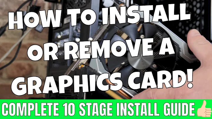 How To Install A Graphics Card & Remove Drivers AMD Or Nvidia DDU Software Cleaner