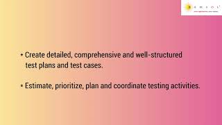 Testing Lead | Testing Manager | Quality Analyst | QA Engineer | QA Manager | Testing Engineer