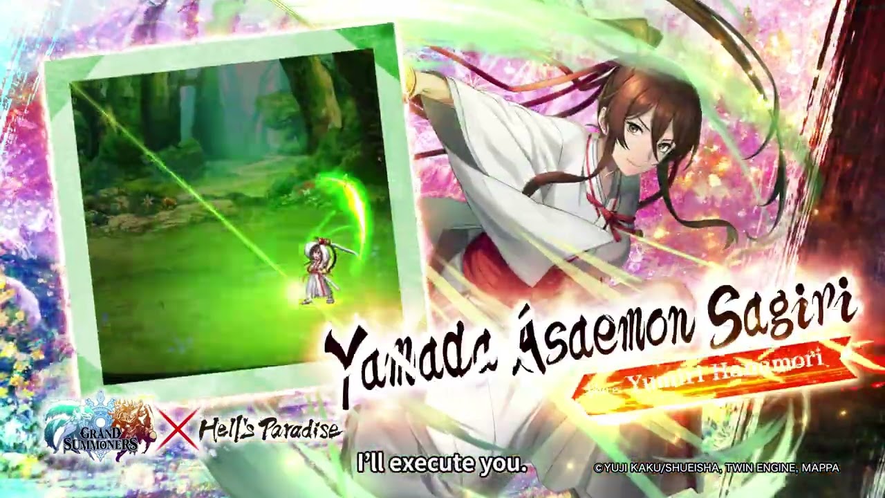 Grand Summoners x Hell's Paradise - Watch the Crossover Intro