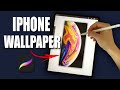 How to make apple planet wallpaper in procreate shorts