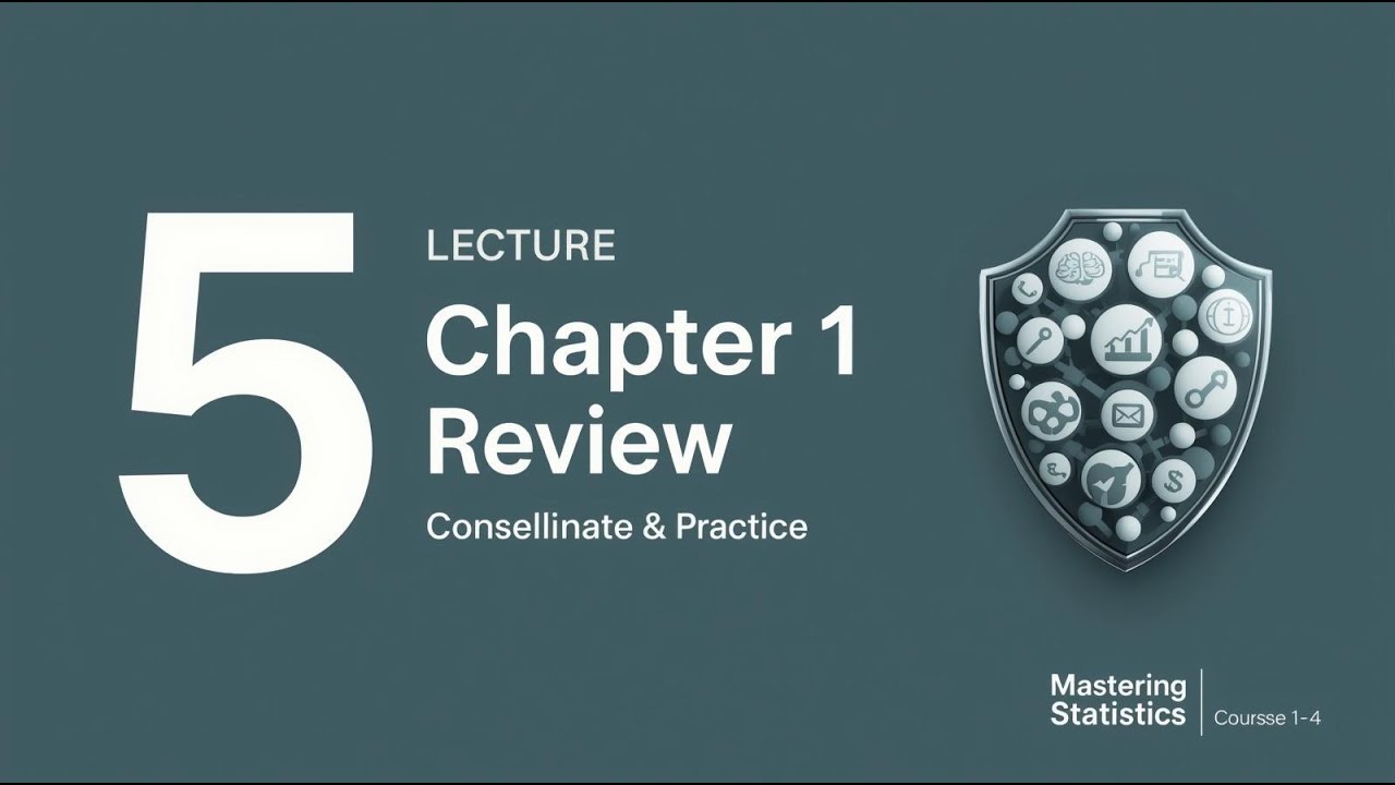 Chapter 1 | Review Lecture: The Foundation of Statistics - A Synthesis of Key Concepts