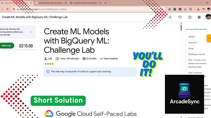 Create ML Models with BigQuery ML: Challenge Lab #GoogleArcade #SkillBoost #arcade