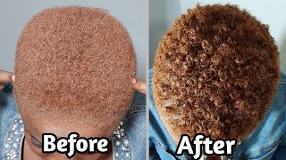 How To Activate Curls On Short Natural Hair No Wash Required screenshot 4