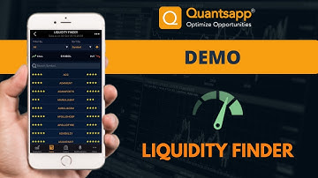 Quantsapp : Liquidity Finder || Quantsapp #Options Analytics Tool