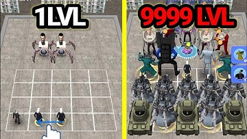 MAX LEVEL Merge Master Zombie Evolution Battle Gameplay (206-210)