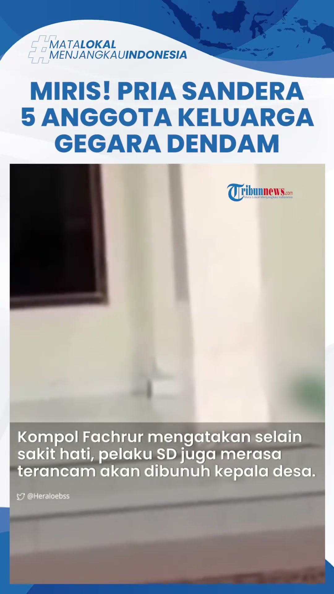 Dendam Kesumat Pria Magelang Sandera Lima Anggota Keluarga Todongkan Sajam, Berakhir Jadi Tersangka
