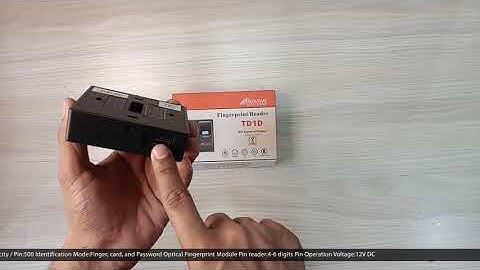 Product Demo Realtime  TD1D | Stand Alone Access Control