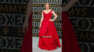 Wear ✍️ More ✍️ Red ✍️ #Emmys #Emmysredcarpet #Sukiwaterhouse #Sarahsnook #Camilamorrone