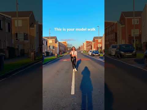 How to walk like a model ✨ #shorts #model #tiktok