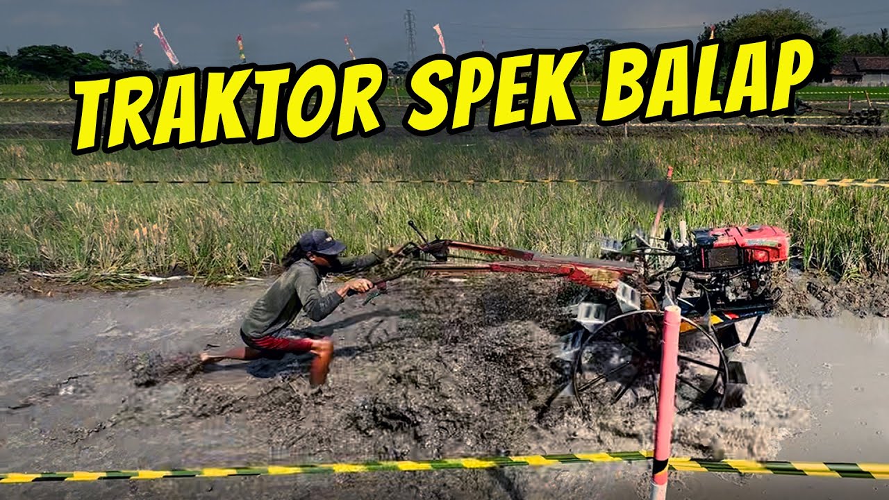 MENAKJUBKAN ‼️TERNYATA ADA BALAPAN BAJAK SAWAH DI KAMPUNG - SERU BANGET ‼️