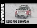 RENEGADE SNOW DAY : Snow Wheeling a Jeep Renegade Trailhawk