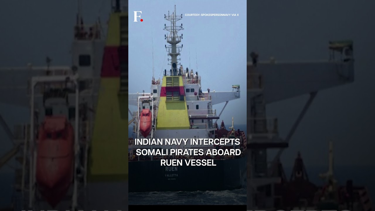 Indian Navy Intercepts Somali Pirates aboard Ruen Ship in Arabian Sea