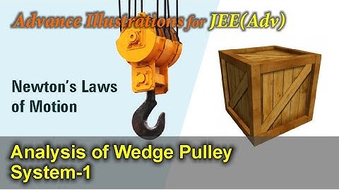 Adv Illustrations – Analysis of Wedge Pulley System-1 | Newton