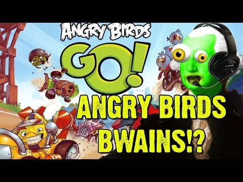 SEXY BIRDY BWAINS? - ZGW Plays Angry Bird Go #1