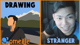 Surprising Someone On Omegle With A CUSTOM Portrait