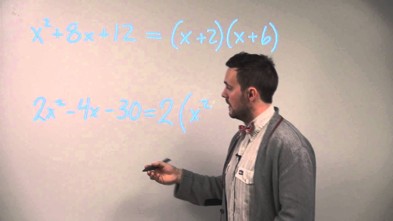 faktorisering av andregradsuttrykk