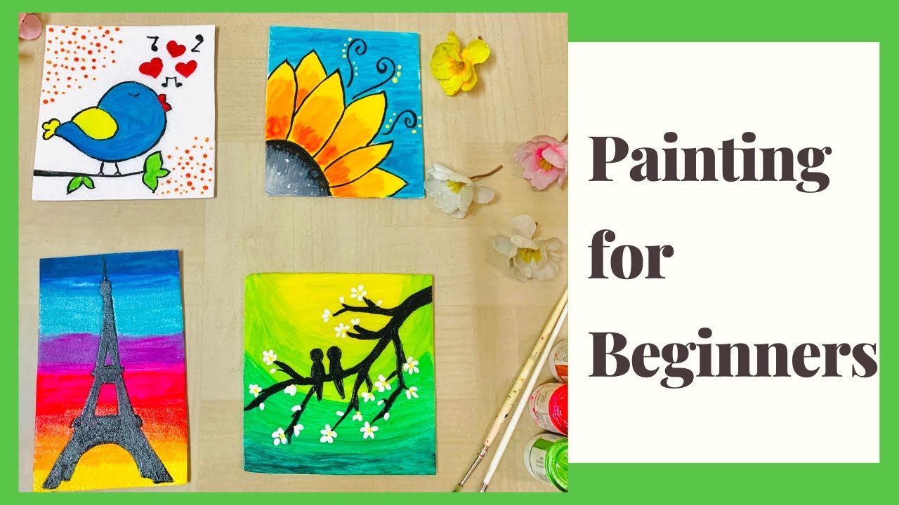 Painting for Beginners || EASY TIPS || Tricks of Blending Colours ...