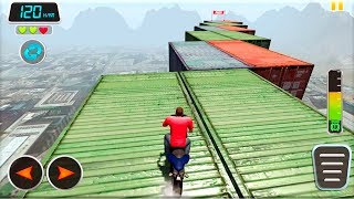 Impossible Track : Sky Bike Stunts 3D - Gameplay Android game - dirt bike game screenshot 5