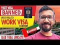 Uae dubai visit visa big update 2024  uae visit visa to work visa convert  uae visa update today