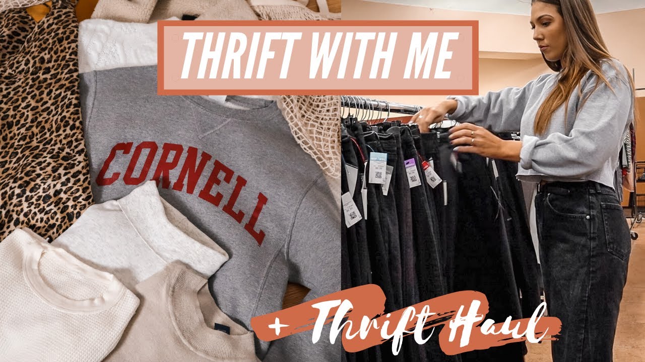 COME THRIFT WITH ME | more winter thrift shopping | winter thrift haul ...