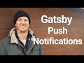 Web push within a Gatsby website