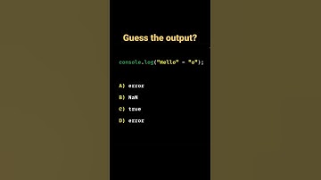 Test Your Javascript Knowledge MCQ #156
