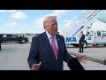 President Trump Gaggles with Press Upon Arrival in Miami, FL, Mar. 27, 2026