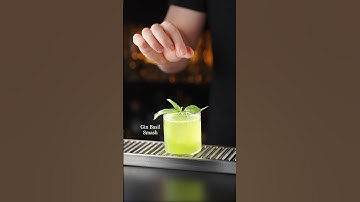 Gin Basil Smash: A refreshing aromatic gin cocktail recipe