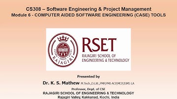 CS308 Software Engg and PM Module6 Case Tools