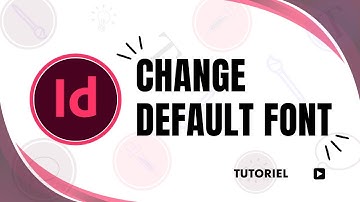 how to change default font in InDesign