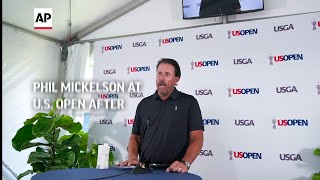 Phil Mickelson at U.S. Open after Saudi event