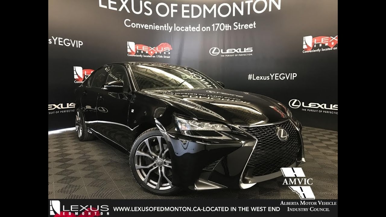 Lexus Certified Pre Owned Black 17 Gs 350 F Sport Series 2 Review Edmonton Alberta Youtube