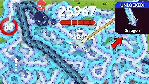 Snake.Io Over The Rainbow Event Skin Unlocked! Epic Snakeio Gameplay?