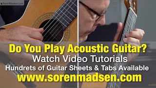 Guitar Sheets & Tabs + Tutorial Videos at SorenMadsen.com