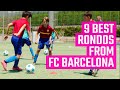 9 best rondos from fc barcelona  fun youth soccer drills from the mojo app