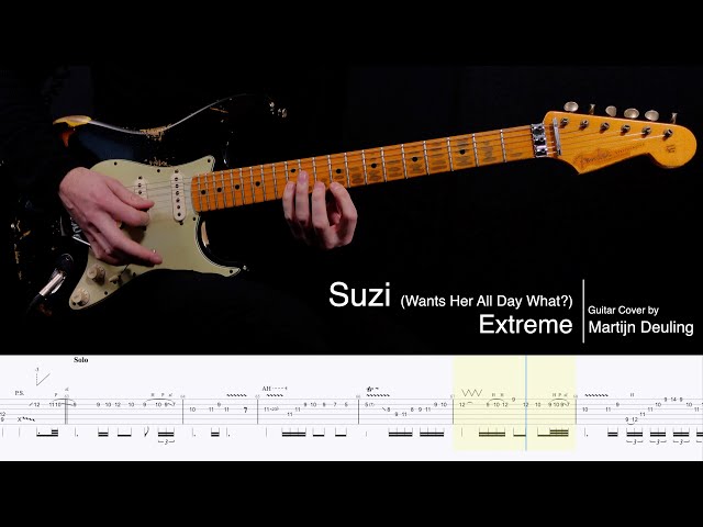 Suzi  (Wants Her All Day What?) - Extreme (Guitar Cover with TABS). class=