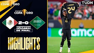 Highlights - Mexico 2-0 Saudi Arabia | Gold Cup - 2025 Quarterfinals | TUDN