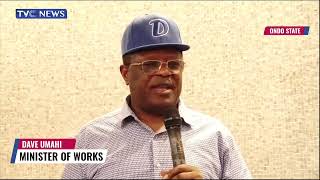 Works Minister, David Umahi Visits Ondo State, Says FG to Review Contracts