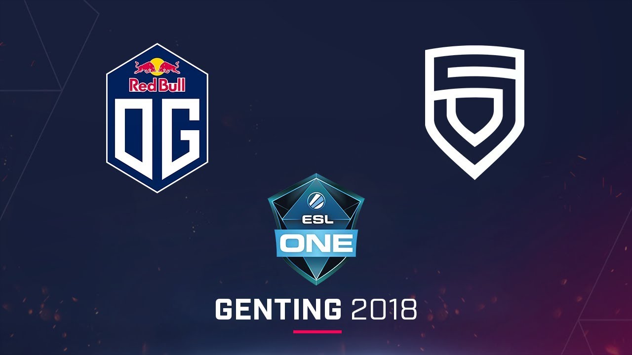 Dota 2 - OG vs Penta - Game 1 - Ro4 - ESL One Genting 2018 EU Qualifier