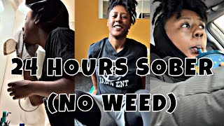 24 Hour Sobriety Vlog: Gym, DoorDash & Self Control